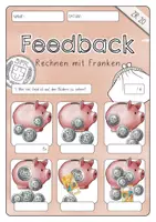 Vorschau - Arbeitsblätter - Feedback - Rechnen mit Franken im ZR 20 - Seite 2