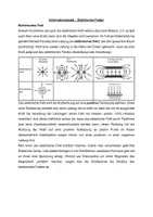 Vorschau - Arbeitsblätter - Informationsblatt - Elektrisches Feld - Deckblatt