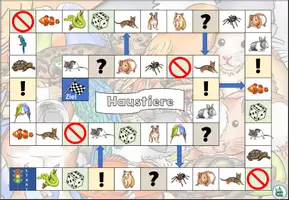 Aperçu - Jeux - Jeu de société / Plan de jeu "Haustiere" allemand - Page 2