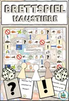 Aperçu - Jeux - Jeu de société / Plan de jeu "Haustiere" allemand - Page de couverture