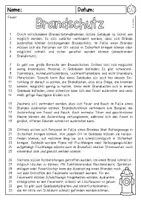 Vorschau - Arbeitsblätter - Feuer, Brandschutz - Seite 2