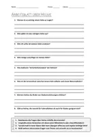 Vorschau - Arbeitsblätter - AB mit Fragen zum Thema "Helm" + Lösungsblatt - Deckblatt