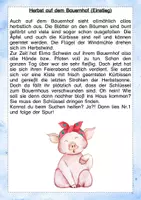 Vorschau - Arbeitsblätter - Hörspurgeschichte Herbst Bauernhof - Seite 2
