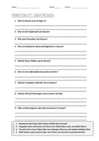 Vorschau - Arbeitsblätter - AB mit Fragen zum Thema "Hessen" + Lösungsblatt + Infografik - Deckblatt