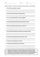 Vorschau - Arbeitsblätter - AB mit Fragen zum Thema "Himmelsscheibe von Nebra" + Lösungsblatt + Infografik - Deckblatt