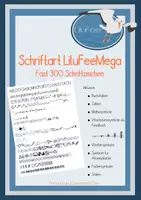 Vorschau - selbst erstellte Schriftarten - Schriftart LiluFeeMega Font Druckschrift Schrift - Deckblatt
