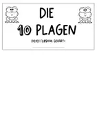 Vorschau - Arbeitsblätter - Die 10 Plagen - Flipbook für den Religionsunterricht - Seite 3