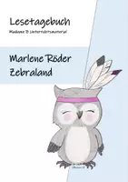 Vorschau - Arbeitsblätter - Lesetagebuch: Marlene Röder - Zebraland - Deckblatt