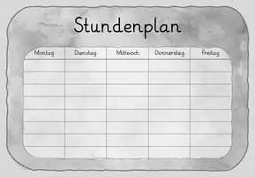 Vorschau - Präsentationen/Tafelbilder - Stundenplan Vorlage - freebie - Seite 3