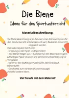 Vorschau - Unterrichtsreihen - Die Biene - Materialpaket für den bewegten Unterricht - Seite 1