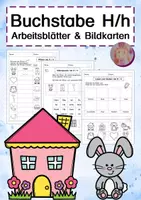 Vorschau - Arbeitsblätter - Buchstabeneinführung H - Deckblatt