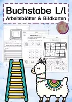 Vorschau - Arbeitsblätter - Buchstabeneinführung L - Deckblatt