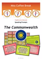 Vorschau - Arbeitsblätter - The Commonwealth (Speaking Prompts / Conversation Cards) - Deckblatt