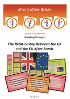 Vorschau - Bildkarten - The Relationship Between the UK and the EU After Brexit (Speaking Prompts / Conversation Cards) - Deckblatt