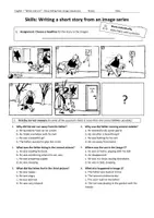 Vorschau - Arbeitsblätter - Step by step guide for writing a short story, father and son-imagestory, talking about feelings - Seite 1