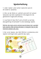 Vorschau - Arbeitsblätter - Doppelpack "Brettspiel + Spiel- & Rätselmatte Deutsch - DaZ/DaF Wortschatz "Sommer" | daz/daf spiele - daz daf grundschule - Wortschatz nach Themen - Seite 3