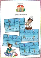 Vorschau - Spiele - Legepuzzle: Berufe - Deckblatt