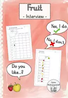 Vorschau - Stundenentwürfe - Fruit - Interview - Stundenentwurf - Klasse 2-3 - Deckblatt