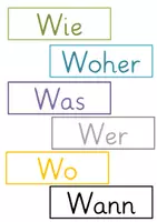 Vorschau - Arbeitsblätter - Fragesätze - Fragewörter / 2-fach-differenziert - Seite 3