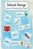 Vorschau - Spiele - School Things - Matching Pairs- Domino-Cards - Deckblatt