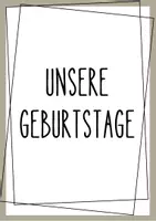 Vorschau - Poster - Basic Geburtstagskalender - Seite 1
