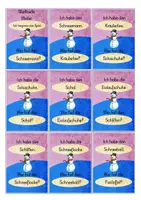 Vorschau - Stationenlernen - Jahreszeiten - Winter - Lesespiel : Ich habe .... - Wer hat ...? - Seite 1