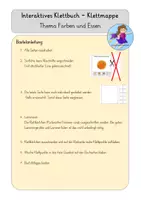 Vorschau - Fördermaterial/Inklusion - Klettmappe Farben - interaktives Klettbuch "Welche Farbe hat...?" - Seite 1