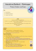 Vorschau - Fördermaterial/Inklusion - Klettmappe Farben - interaktives Klettbuch "Welche Farbe hat...?" - Seite 2