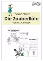 Vorschau - Arbeitsblätter - Themen: Die Zauberflöte - W. A. Mozart - Deckblatt