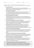 Vorschau - Arbeitsblätter - AB mit Fragen zum Thema "Humanismus" + Lösungsblatt + Infografik - Seite 2