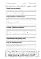 Vorschau - Arbeitsblätter - AB mit Fragen zum Thema "Friedensreich Hundertwasser" + Lösungsblatt + Mindmap + Infografik - Deckblatt