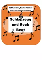 Vorschau - Arbeitsblätter - Das Schlagzeug und der Rock Beat lernen - Deckblatt