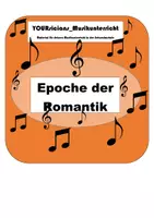 Vorschau - Arbeitsblätter - Die musikalische Epoche der Romantik in Österreich - Deckblatt