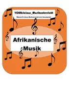 Vorschau - Stundenentwürfe - Unterrichtsplanung afrikanische Musik - Deckblatt