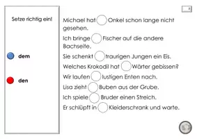 Vorschau - Stationenlernen - Die vier Fälle: Legeübung mit Plättchen - Seite 3