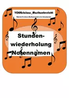 Vorschau - Test - Notennamen Quiz - Deckblatt