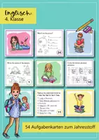 Vorschau - Fördermaterial/Inklusion - Englisch – 4. Klasse: 54 Aufgabenkarten zum Jahresstoff - Seite 2