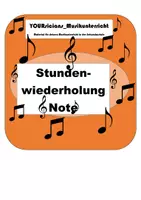 Vorschau - Test - Die Note- Aufbau, unterschiedliche Noten - Deckblatt