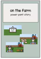 Vorschau - Präsentationen/Tafelbilder - On the farm - power point - story telling - Deckblatt