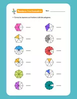 Aperçu - Préparation de séance / Séance complète - Fractions +10 fiches d'activités - Page 2