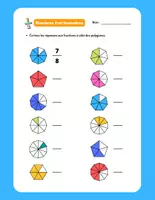 Aperçu - Préparation de séance / Séance complète - Fractions +10 fiches d'activités - Page 1
