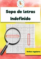 Vorschau - Arbeitsblätter - Einführung Indefinido Sopa de letras plus vertiefende Aufgabe - Deckblatt