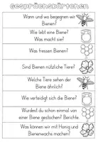 Vorschau - Stundenentwürfe - Die Biene - Einstieg - Vorwissen erheben mit Bildkarten - Seite 1