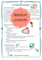 Vorschau - Arbeitsblätter - Ein Lapbook gestalten - Übersicht / Merkzettel/ Anleitung - Deckblatt