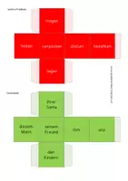 Vorschau - Anderer Materialtyp - Sätze würfeln – Würfeldiktat - Satzglieder - Seite 3