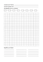 Vorschau - Arbeitsblätter - Suchsel erstellen Vorlage - Deckblatt