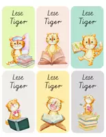 Vorschau - Mal- und Bastelvorlagen - Lesezeichen für die Tigerklasse - Seite 2