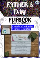 Vorschau - Mal- und Bastelvorlagen - Father's Day - Flipbook | Craft Project | Gift Idea - Deckblatt