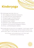 Vorschau - Mal- und Bastelvorlagen - Kinderyoga Workbook mit Übungen für den Alltag - Seite 1
