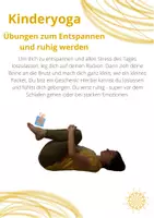 Vorschau - Mal- und Bastelvorlagen - Kinderyoga Workbook mit Übungen für den Alltag - Seite 2